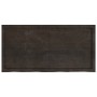 Estante pared madera roble tratada marrón oscuro 120x60x(2-6)cm en Estanterías | Comprar online en Foru.es