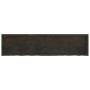 Estante pared madera roble tratada marrón oscuro 160x40x(2-4)cm en Estanterías | Comprar online en Foru.es