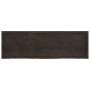 Estante pared madera roble tratada marrón oscuro 160x50x(2-4)cm en Estanterías | Comprar online en Foru.es