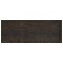 Estante pared madera roble tratada marrón oscuro 160x60x(2-4)cm en Estanterías | Comprar online en Foru.es
