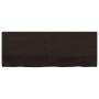 Estante pared madera roble tratada marrón oscuro 160x60x(2-6)cm en Estanterías | Comprar online en Foru.es