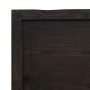Estante pared madera roble tratada marrón oscuro 160x60x(2-6)cm en Estanterías | Comprar online en Foru.es