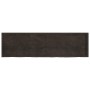 Estante pared madera roble tratada marrón oscuro 180x50x(2-4)cm en Estanterías | Comprar online en Foru.es