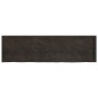 Estante pared madera roble tratada marrón oscuro 180x50x(2-6)cm en Estanterías | Comprar online en Foru.es