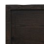 Estante pared madera roble tratada marrón oscuro 180x50x(2-6)cm en Estanterías | Comprar online en Foru.es