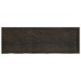 Estante pared madera roble tratada marrón oscuro 180x60x(2-4)cm en Estanterías | Comprar online en Foru.es