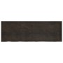 Estante pared madera roble tratada marrón oscuro 180x60x(2-6)cm en Estanterías | Comprar online en Foru.es