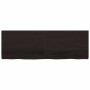 Estante pared madera roble tratada marrón oscuro 180x60x(2-6)cm en Estanterías | Comprar online en Foru.es