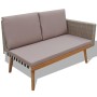Set de muebles de jardín 4 piezas y cojines ratán PE gris de vidaXL, Conjuntos de jardín - Ref: Foro24-43133, Precio: 475,17 ...