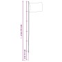 Mástil de bandera modular aluminio plateado 6,23 m de vidaXL, Banderas y mangas de viento - Ref: Foro24-153562, Precio: 69,88...