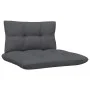 3-seater garden sofa with anthracite gray pine wood cushions by vidaXL, Outdoor sofas - Ref: Foro24-3096101, Price: 280,13 €,...