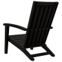 Silla de jardín Adirondack polipropileno negro en Sillas de jardín | Comprar online en Foru.es