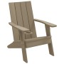Silla de jardín Adirondack marrón claro 75x88,5x89,5 cm en Sillas de jardín | Comprar online en Foru.es