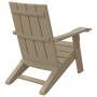 Silla de jardín Adirondack marrón claro 75x88,5x89,5 cm en Sillas de jardín | Comprar online en Foru.es