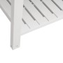 Jardinera alta polipropileno blanco 110x45x79 cm en Macetas y jardineras | Comprar online en Foru.es