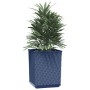 Jardineras 2 uds polipropileno azul gris 30x30x37 cm en Macetas y jardineras | Comprar online en Foru.es