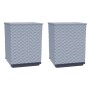 Jardineras 2 unidades polipropileno gris claro 30x30x37 cm en Macetas y jardineras | Comprar online en Foru.es