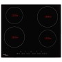 Placa vitrocerámica 4 quemadores control táctil 6000 W de vidaXL, Placas de cocina - Ref: Foro24-50784, Precio: 253,40 €, Des...