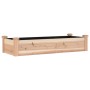 Jardinera arriate con forro madera maciza abeto 120x45x25 cm en Macetas y jardineras | Comprar online en Foru.es