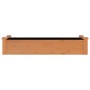 Jardinera arriate forro madera maciza abeto marrón 120x45x25 cm en Macetas y jardineras | Comprar online en Foru.es