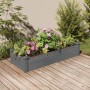 Jardinera arriate forro madera maciza marrón abeto 120x45x25 cm en Macetas y jardineras | Comprar online en Foru.es