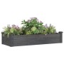Jardinera arriate forro madera maciza marrón abeto 120x45x25 cm en Macetas y jardineras | Comprar online en Foru.es