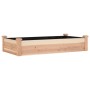 Jardinera arriate con forro madera maciza abeto 120x60x25 cm en Macetas y jardineras | Comprar online en Foru.es