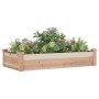 Jardinera arriate con forro madera maciza abeto 120x60x25 cm en Macetas y jardineras | Comprar online en Foru.es
