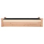 Jardinera arriate con forro madera maciza abeto 120x60x25 cm en Macetas y jardineras | Comprar online en Foru.es