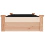 Jardinera arriate con forro madera maciza abeto 120x60x25 cm en Macetas y jardineras | Comprar online en Foru.es