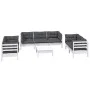 Muebles de jardín 8 pzas con cojines madera maciza de pino de vidaXL, Conjuntos de jardín - Ref: Foro24-3096263, Precio: 776,...