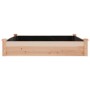 Jardinera arriate con forro madera maciza abeto 120x60x25 cm en Macetas y jardineras | Comprar online en Foru.es