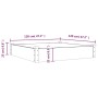 Jardinera arriate con forro madera maciza abeto 120x60x25 cm en Macetas y jardineras | Comprar online en Foru.es