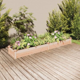 Jardinera arriate con forro madera maciza abeto 240x45x25 cm en Macetas y jardineras | Comprar online en Foru.es