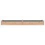 Jardinera arriate con forro madera maciza abeto 240x45x25 cm en Macetas y jardineras | Comprar online en Foru.es