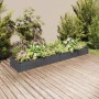 Jardinera arriate con forro madera abeto gris 240x45x25 cm en Macetas y jardineras | Comprar online en Foru.es
