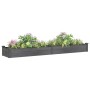 Jardinera arriate con forro madera abeto gris 240x45x25 cm en Macetas y jardineras | Comprar online en Foru.es