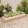 Jardinera arriate con forro madera maciza abeto 240x60x25 cm en Macetas y jardineras | Comprar online en Foru.es