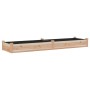 Jardinera arriate con forro madera maciza abeto 240x60x25 cm en Macetas y jardineras | Comprar online en Foru.es