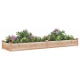 Jardinera arriate con forro madera maciza abeto 240x60x25 cm en Macetas y jardineras | Comprar online en Foru.es