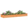 Jardinera arriate con forro madera abeto marrón 240x60x25 cm en Macetas y jardineras | Comprar online en Foru.es