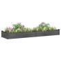Jardinera arriate con forro madera abeto gris 240x60x25 cm en Macetas y jardineras | Comprar online en Foru.es