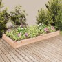 Jardinera arriate con forro madera maciza abeto 240x120x25 cm en Macetas y jardineras | Comprar online en Foru.es
