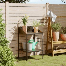 Soporte de plantas acero galvanizado antracita 56,5x54,5x100 cm en Soportes para macetas | Comprar online en Foru.es