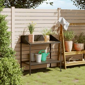 Soporte de plantas acero galvanizado antracita 100x54,5x100 cm en Soportes para macetas | Comprar online en Foru.es