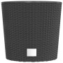 Macetero interior extraíble PP ratán gris antracita 15/15,3 L en Macetas y jardineras | Comprar online en Foru.es