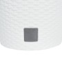 Macetero con interior extraíble PP ratán blanco 15/15,3 L en Macetas y jardineras | Comprar online en Foru.es