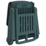Tumbona plegable con ruedas PP verde en Tumbonas | Comprar online en Foru.es