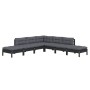 Muebles de jardín 7 pzas con cojines negro madera de pino de vidaXL, Conjuntos de jardín - Ref: Foro24-3096326, Precio: 673,0...