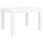 Mesa de jardín PP blanco 59x47x40 cm en Mesas de jardín | Comprar online en Foru.es